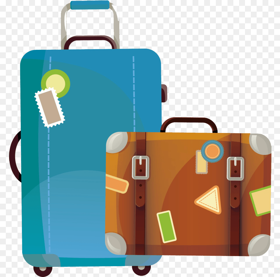 Vector Luggage, Baggage, Suitcase Free Png Download