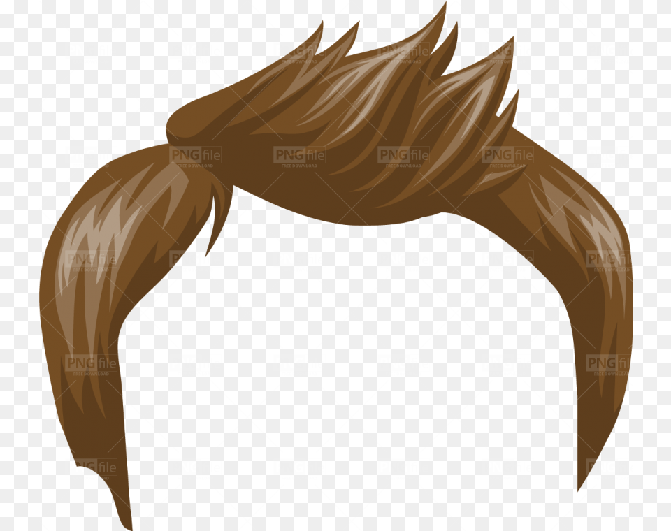 Vector Man Hair Style Man Hair Vector, Person, Ponytail, Dynamite, Weapon Free Png Download