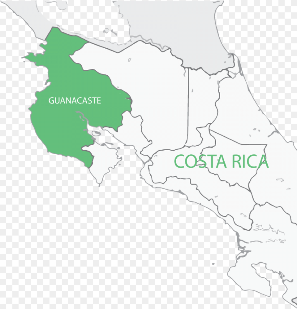 Vector Map No Flag Costa Rica Map No Background, Chart, Plot, Atlas, Diagram Free Transparent Png