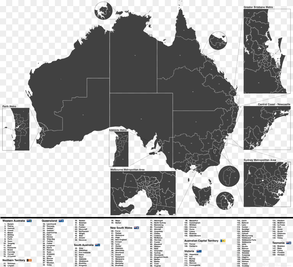 Vector Map Of Australia Download Australian Electoral Map 2019, Person, Plot, Chart, Adult Png Image