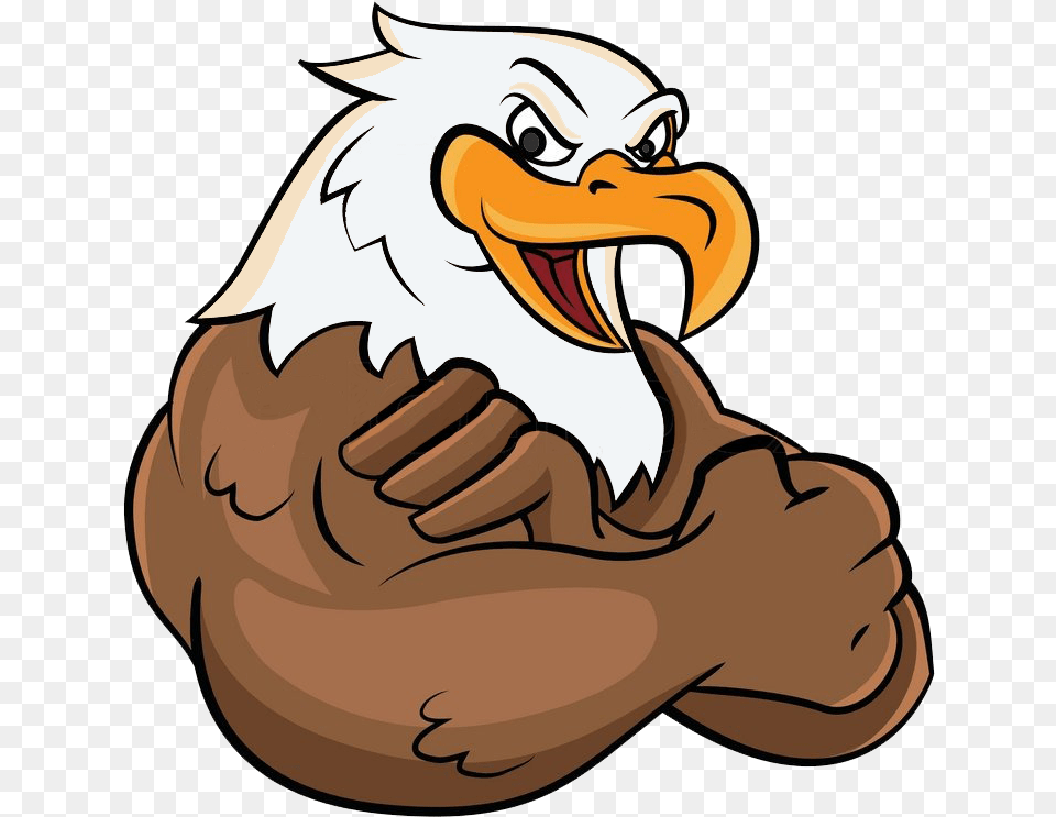 Vector Mascota Aguila Clipart Eagle Cartoon, Animal, Beak, Bird, Baby Free Png Download