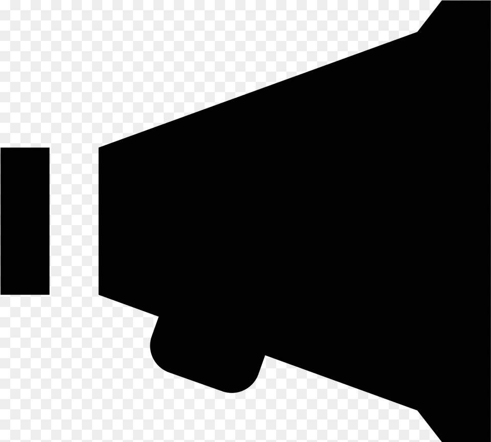 Vector Megaphone Announcement, Gray Free Transparent Png