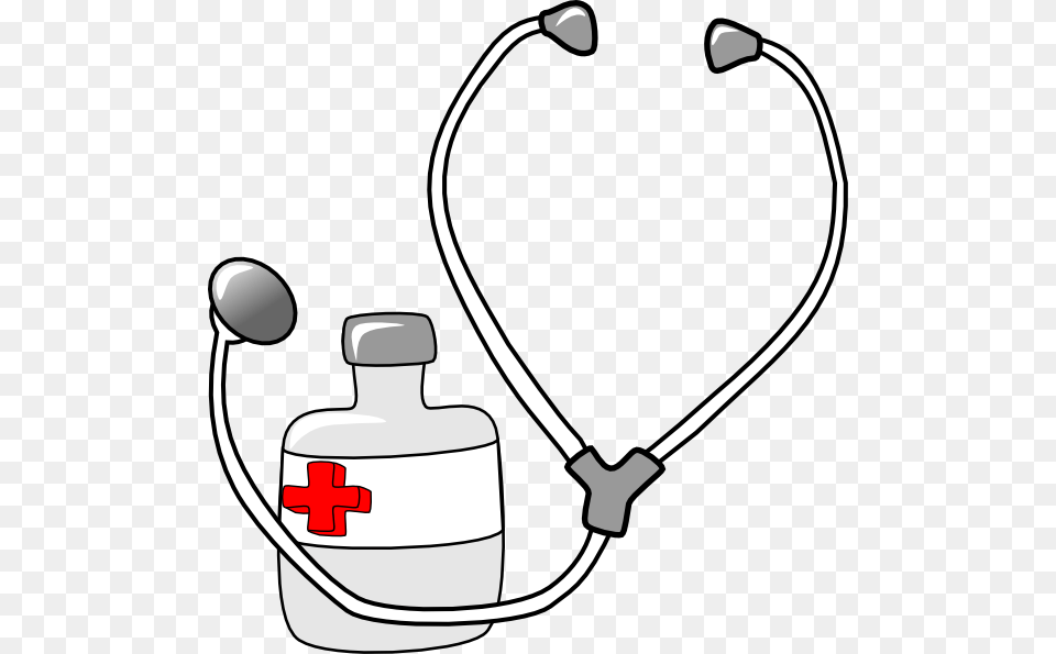 Vector Metalmarious Medicine And A Stethoscope Pediatrician Clipart, Device, Grass, Lawn, Lawn Mower Png