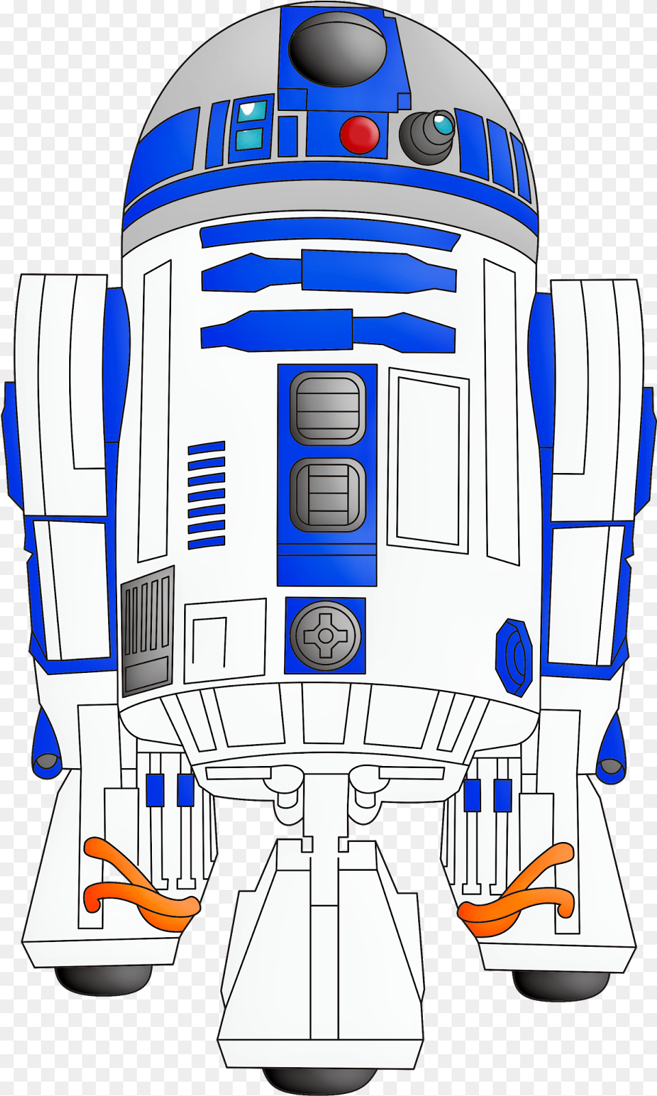Vector Model Svg Cdr Ai Pdf Eps Files R2d2 Angry Birds Star Wars, Robot, Adult, Male, Man Png Image