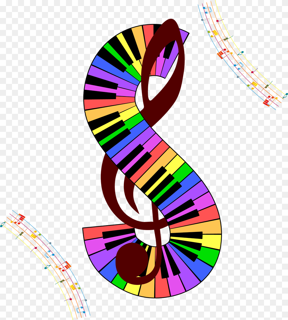 Vector Music Notes Musica Color Vector Clipart Full Musical Notes In Color, Art, Graphics, Text, Symbol Free Transparent Png