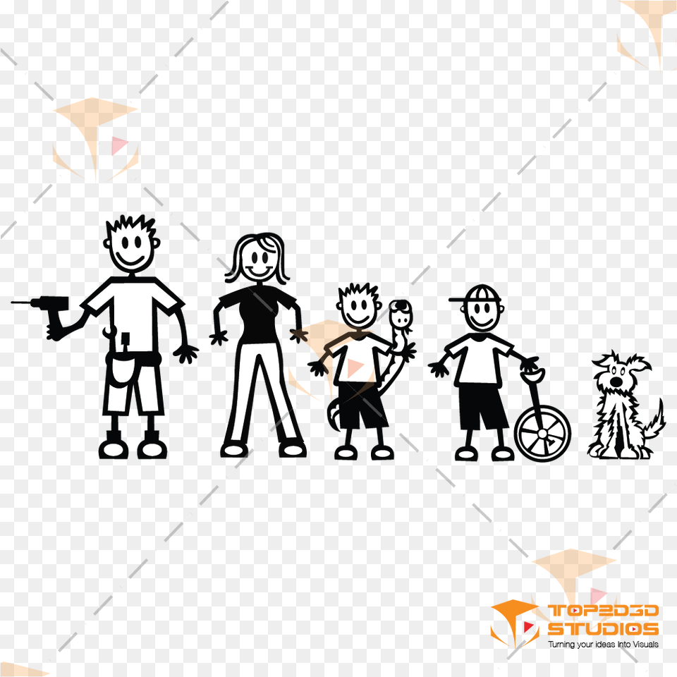 Vector My Stick Figure Family, Person, People, Baby, Advertisement Free Transparent Png