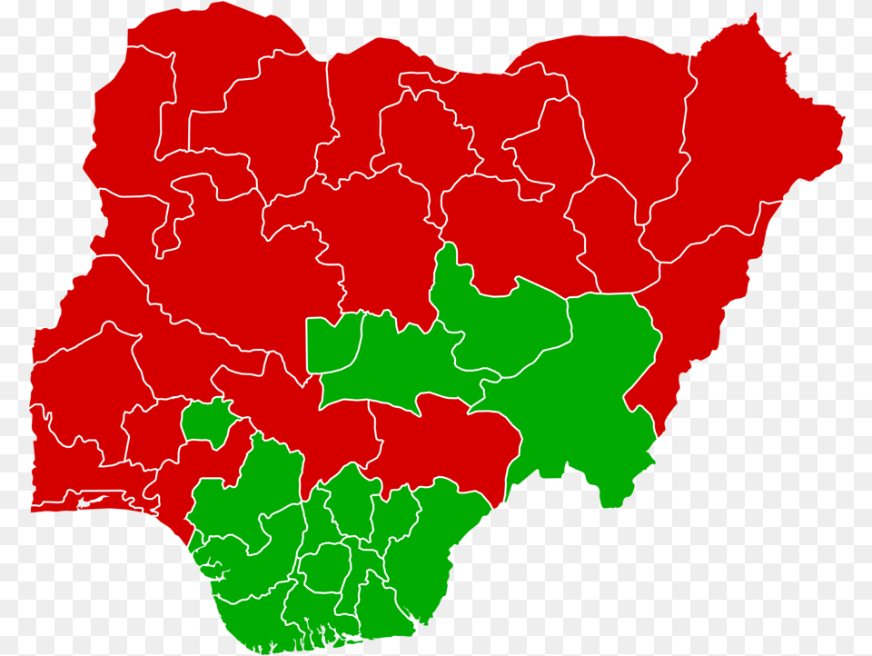 Vector Nigeria Map, Chart, Plot, Atlas, Diagram Free Png Download