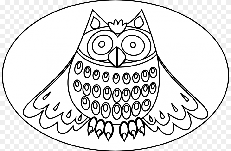 Vector Of A Cross Eyed Cartoon Owl Coloring, Art, Doodle, Drawing, Text Free Png