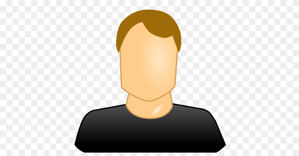 Vector Of Blank Face Male User Icon, Neck, Body Part, Person, Head Free Transparent Png