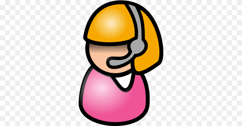 Vector Of Indian Woman With Blonde Hair Telephone Operator, Helmet, American Football, Football, Person Png