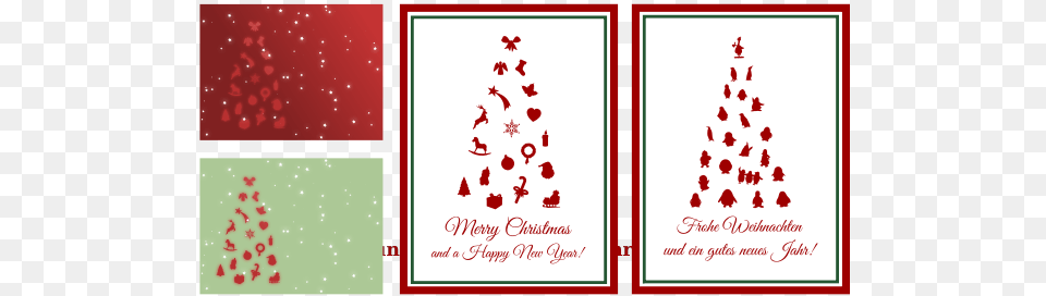 Vector Of Set Of Christmas Cards In English And, Envelope, Greeting Card, Mail Png Image