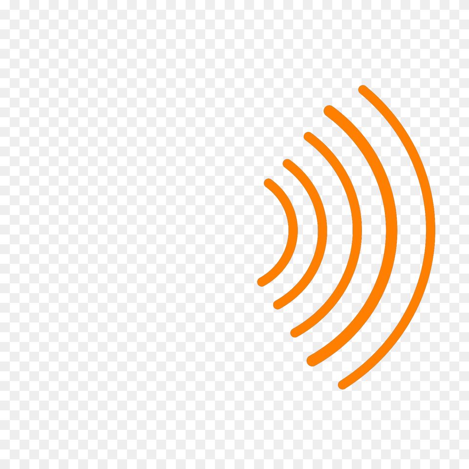 Vector Orange Wave U0026 Clipart Ywd Radio Waves Gif, Cutlery, Fork, Spiral, Coil Free Png Download