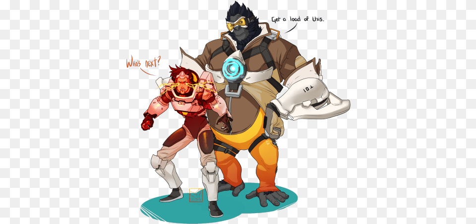 Vector Overwatch Outfit Swap And Winston Submission Overwatch Winston And Tracer, Book, Comics, Publication, Adult Png Image