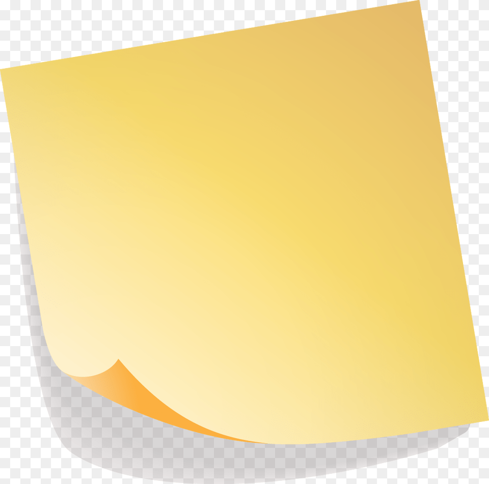 Vector Painted Notes Yellow Sticky Note Euclidean Clipart Paper Free Transparent Png