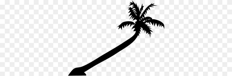Vector Palm Tree Sideways Palm Trees Gray Free Transparent Png
