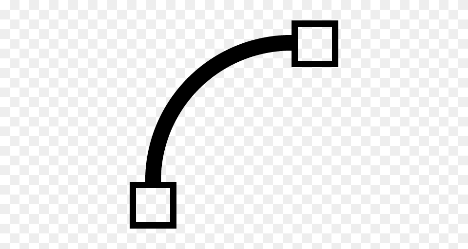 Vector Path Curve Icon, Gray Free Transparent Png