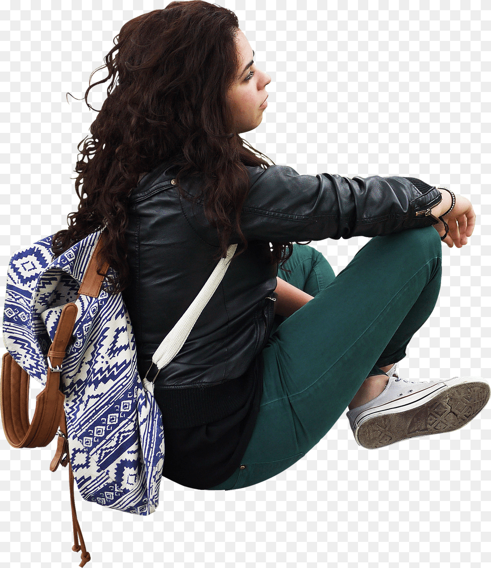 Vector People People Sitting Person Human Indian People Sitting, Accessories, Shoe, Jacket, Handbag Png Image