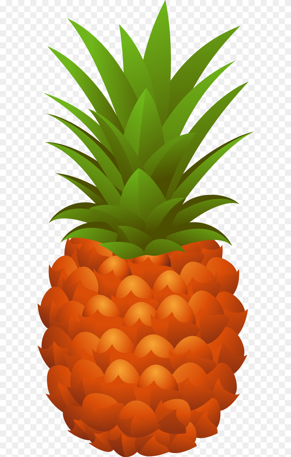 Vector Pineapple Download, Food, Fruit, Plant, Produce Png Image