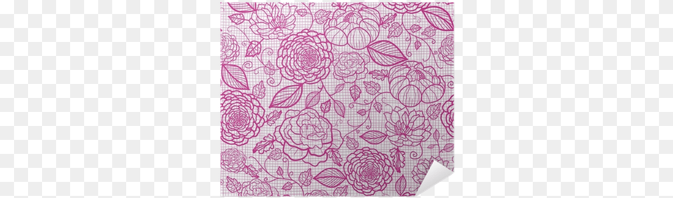Vector Pink Lace Flowers Elegant Seamless Pattern Background Art Print Oksancia39s Floral Line Art Seamless Pattern, Home Decor, Blackboard Free Png