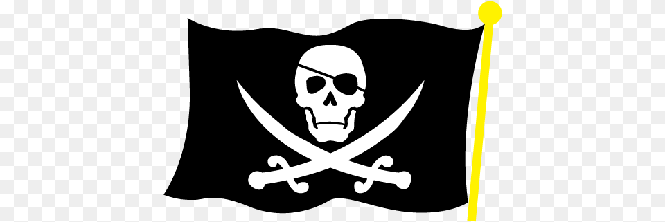 Vector Pirate Flag Clip Art Skull And Crossbones Flag Clipart, Person, Baby, Symbol, Knife Png