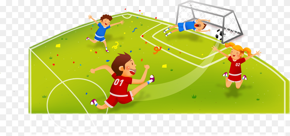 Vector Player Game Football Pitch Download Free Cancha De Futbol Imagen Animada, Play Area, Baby, Boy, Child Png Image