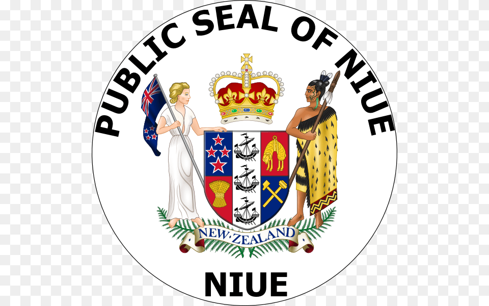 Vector Public Seal Of Nieu Clip Art High Commission Of New Zealand London, Adult, Female, Person, Woman Free Png Download