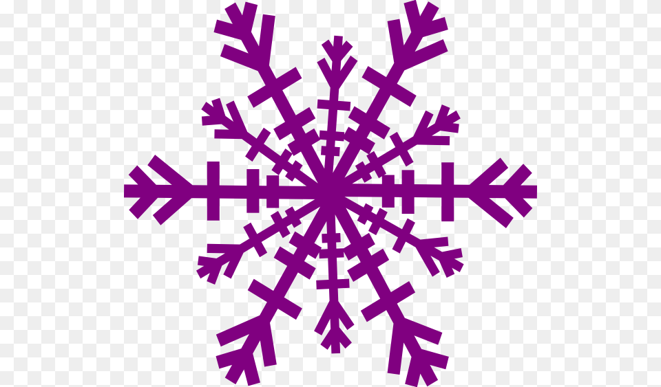 Vector Purple Frame With Snowflakes Clipart Vector Purple Snowflake, Nature, Outdoors, Snow Free Png Download
