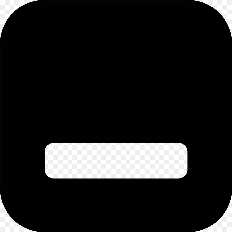 Vector Rectangle Button Icon Grey Windows Minimize Button Icon, Gray Free Png Download