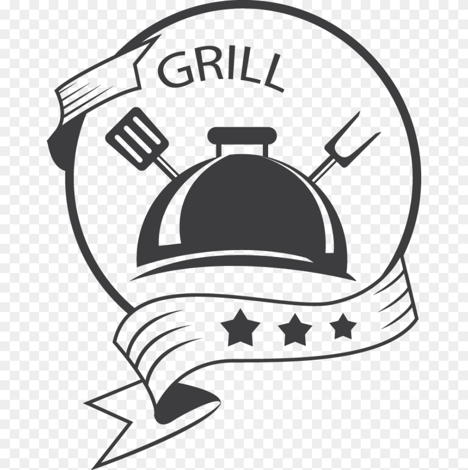 Vector Restaurant Logo, Clothing, Hardhat, Helmet, Stencil Free Transparent Png
