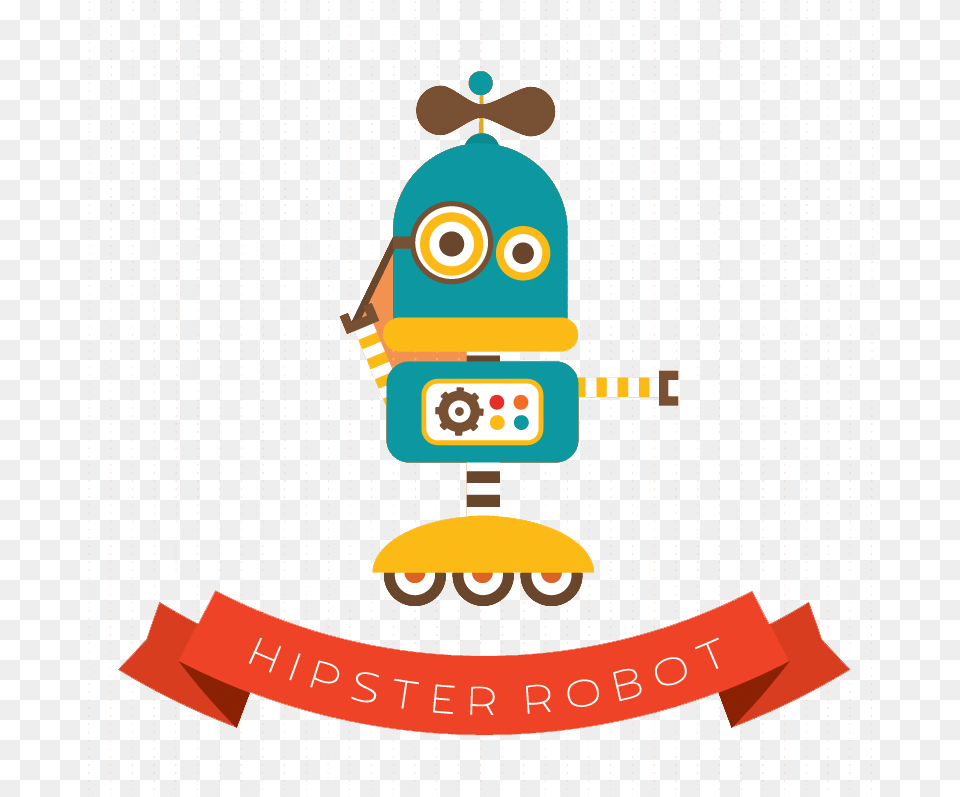 Vector Robotics Hipster Clipart Stock Robot Png Image