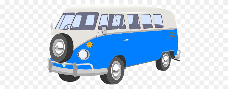 Vector Royalty Download Blue Camper Clip Art At Camper Van Clip Art, Bus, Caravan, Minibus, Transportation Free Png