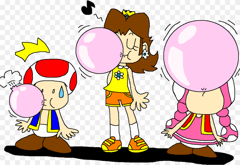 Vector Royalty Free Download Toad Toadette And Daisy Toadette Bubblegum, Balloon, Baby, Book, Comics Png