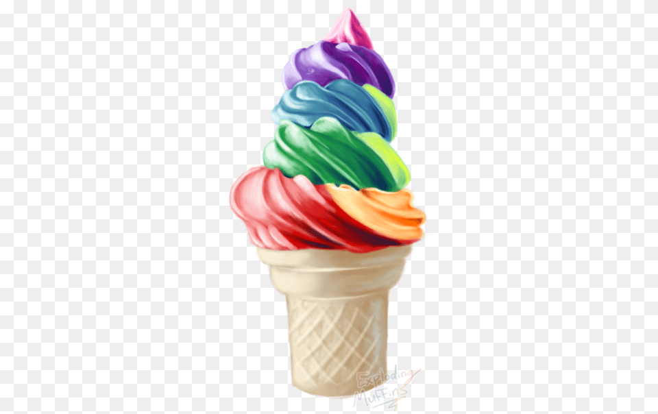 Vector Royalty Free Ice Cream Pictures Free Icons Rainbow Ice Cream, Dessert, Food, Ice Cream, Soft Serve Ice Cream Png