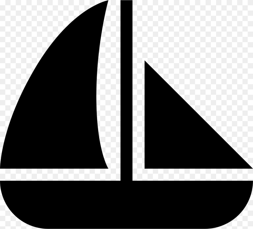 Vector Royalty Stock Sailing Icon Sail Boat Icon Transparent, Triangle, Symbol, Stencil Free Png