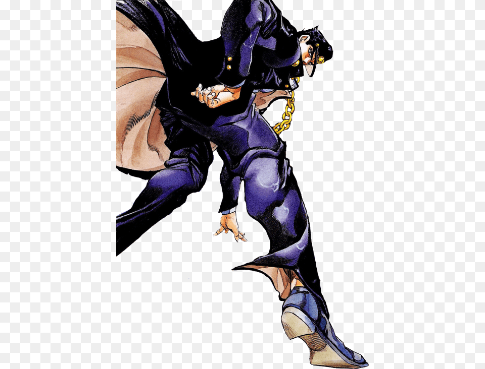 Vector Royalty Free Stock Transparent Jotaro Kujo Jojo39s Bizarre Adventure Jotaro Transparent, Person, Batman Png