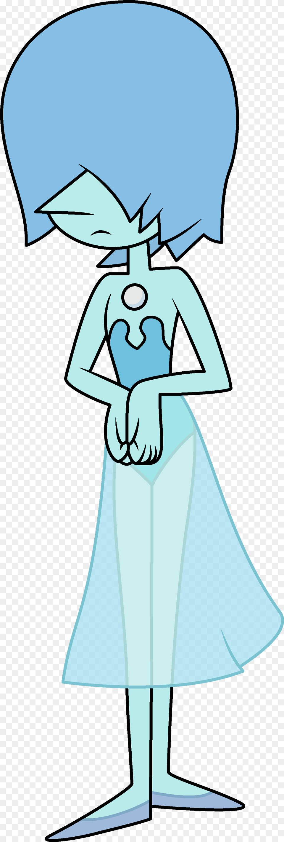 Vector Royalty Blue Steven Universe De Blue Pearl De Steven Universe, Cartoon, Book, Publication, Adult Png Image