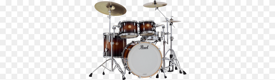 Vector Royalty Library Drums Transparent Acoustic Pearl Limited Edition Masters Mahogany 4 Piece Shell, Musical Instrument, Drum, Percussion Free Png