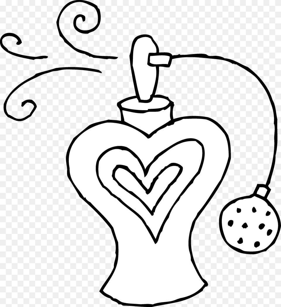 Vector Royalty Library Rope Line Drawing At Getdrawings Perfume Clipart Black And White, Stencil, Art Png