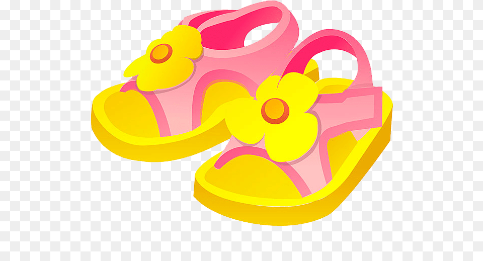 Vector Royalty Library Sandal Shoe Cartoon Transprent Sandals Cartoon, Clothing, Footwear, Sneaker Free Transparent Png