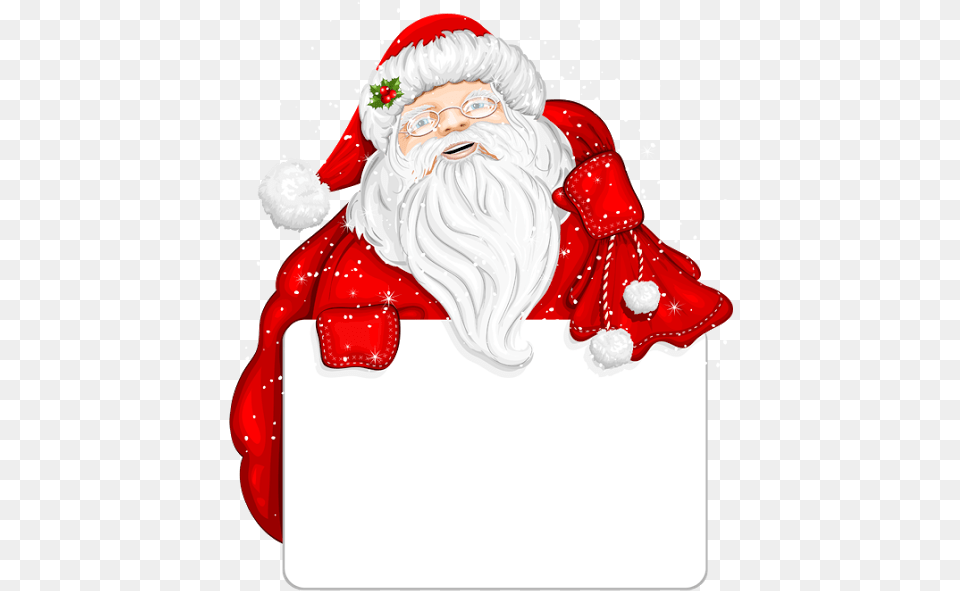 Vector Santa File Borders With Santa Claus, Food, Ketchup, Art Png Image