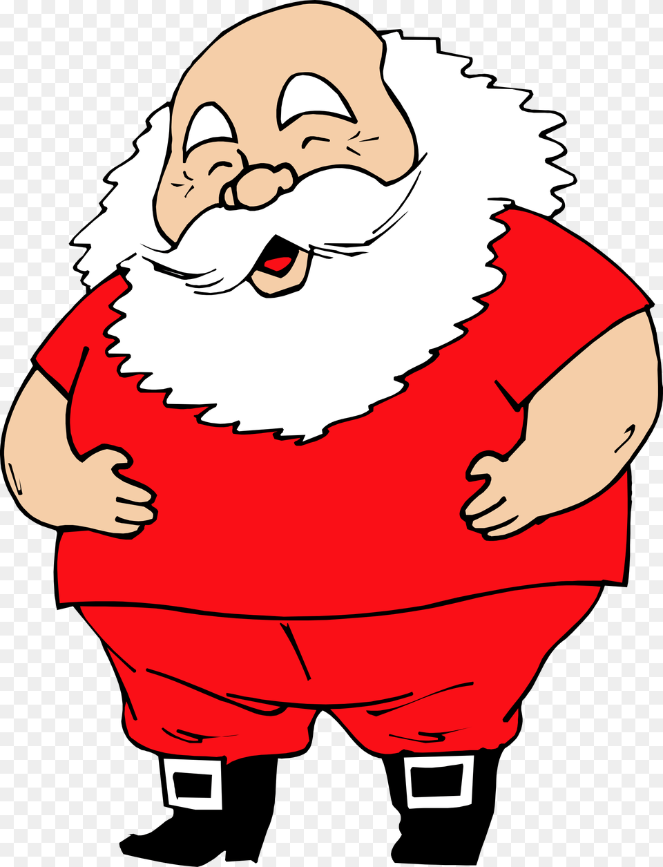 Vector Santa Jpeg Santa Without His Hat, Baby, Person, Face, Head Free Transparent Png