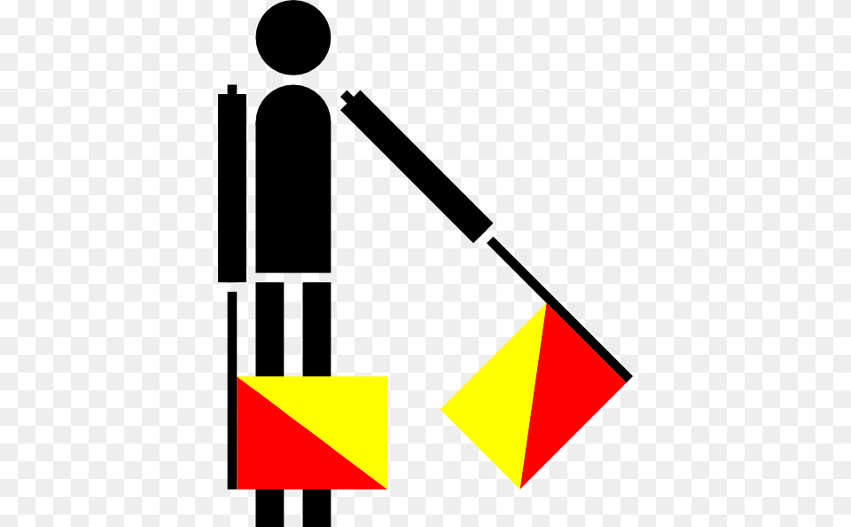 Vector Semaphore Golf Clip Art G In Semaphore, Triangle Free Png