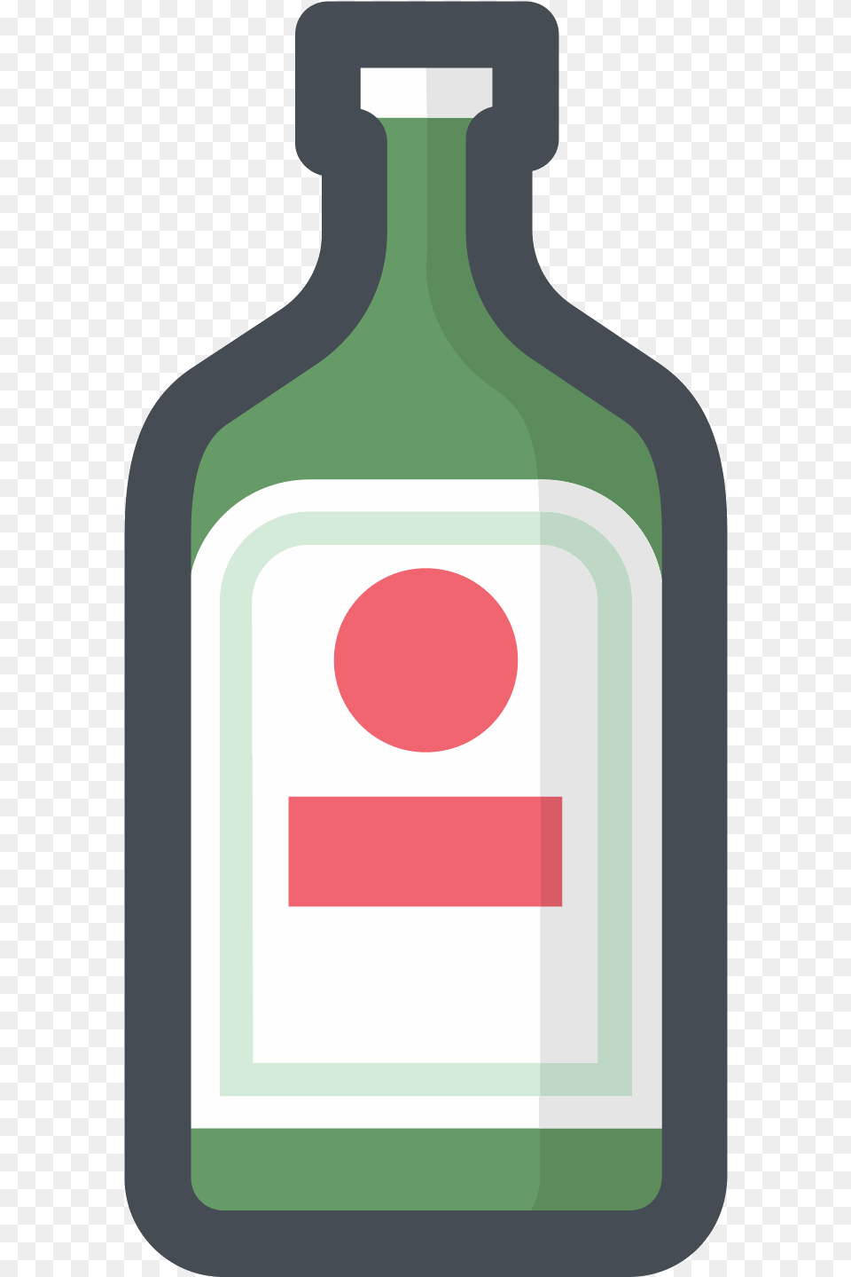 Vector Shot Bottle Alkohol, Lotion, Person, Beverage Free Png Download