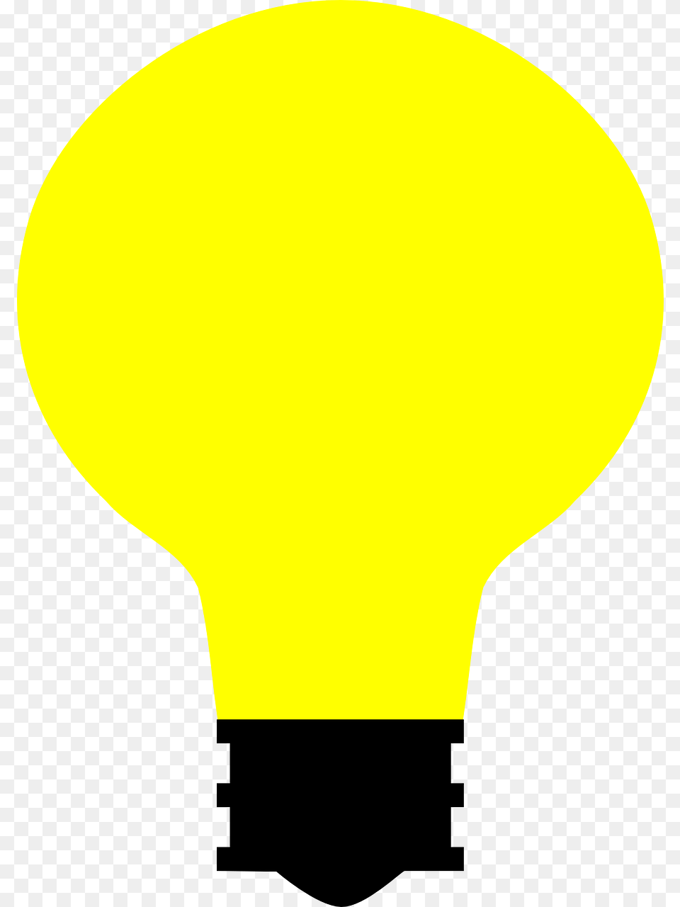 Vector Simple Light Bulb Illustration, Lightbulb Png