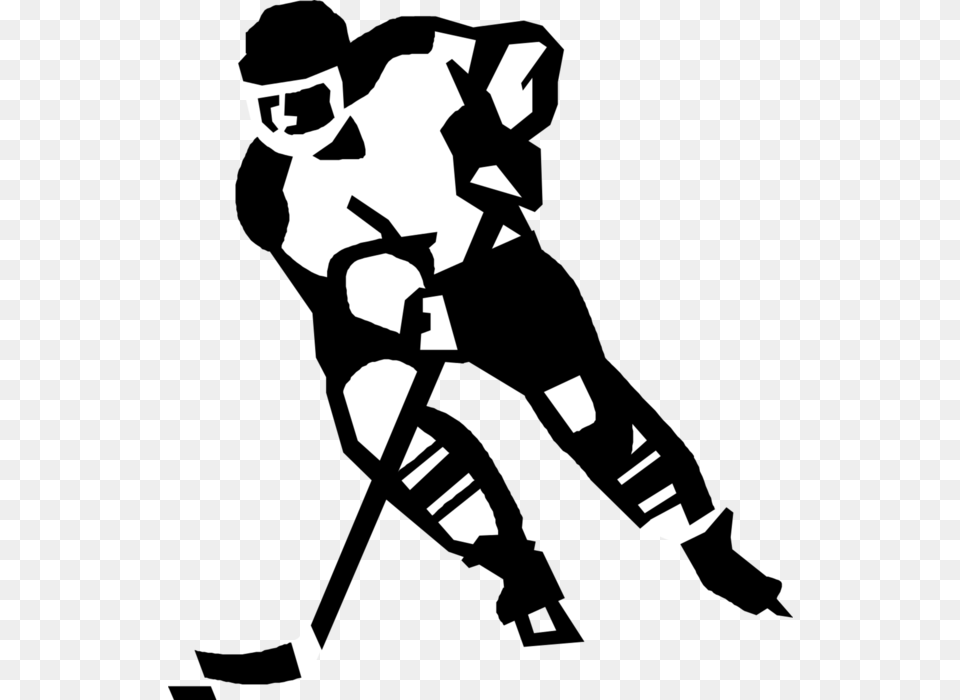 Vector Skates Hockey Hockey Player Art, Stencil, Baby, Person Free Png Download