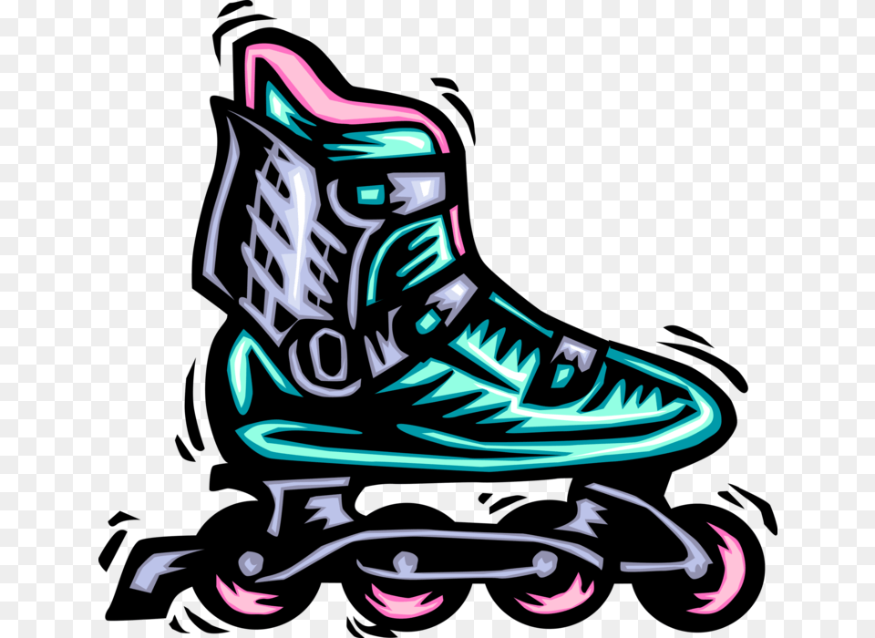 Vector Skates Inline Roller Blades Clipart, Clothing, Footwear, Shoe, Sneaker Png