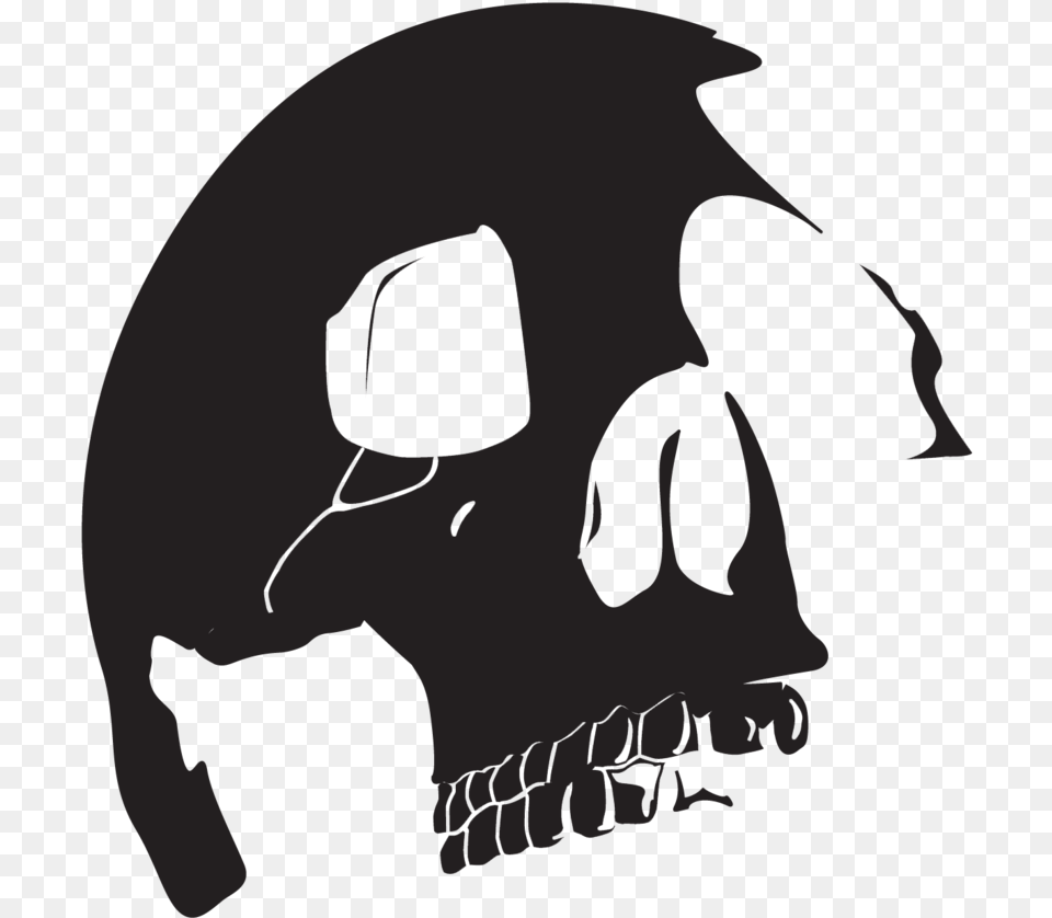 Vector Skull 2 By Envisium On Clipart Library Cool Skull Vector, Person, Stencil Free Png