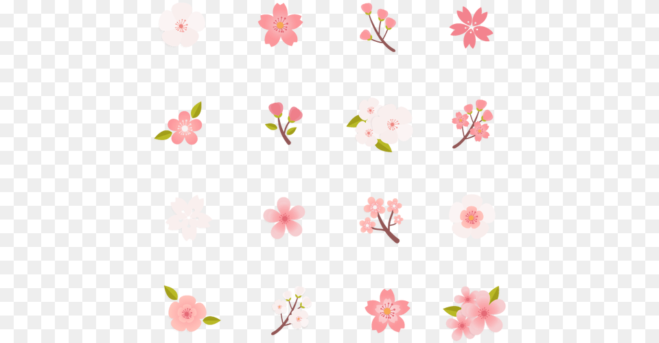 Vector Small Flowers Vector Flower Small, Plant, Petal, Cherry Blossom Free Transparent Png