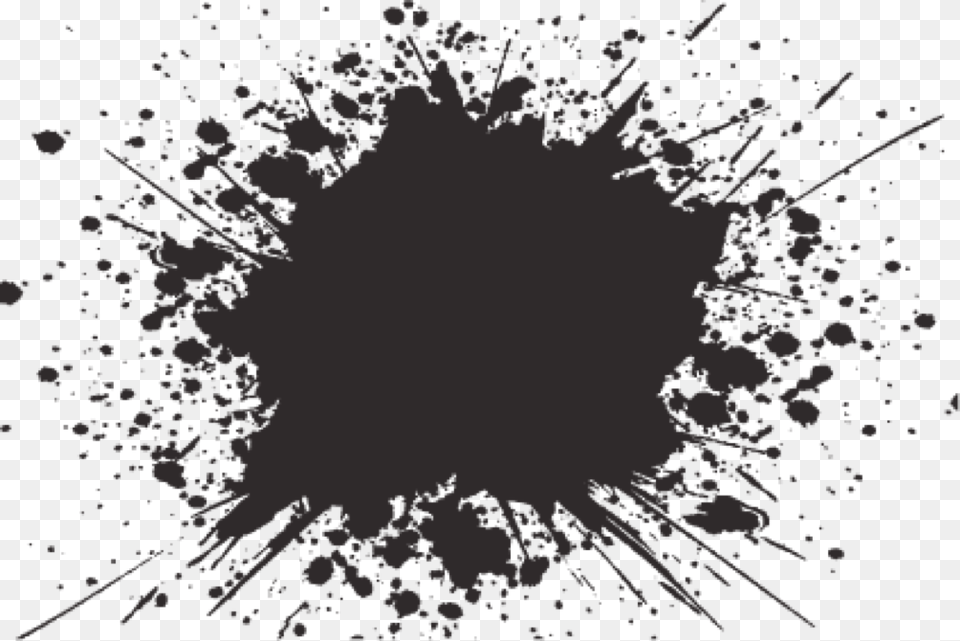 Vector Splatters Grunge Splat, Stain, Silhouette, Qr Code Free Png Download