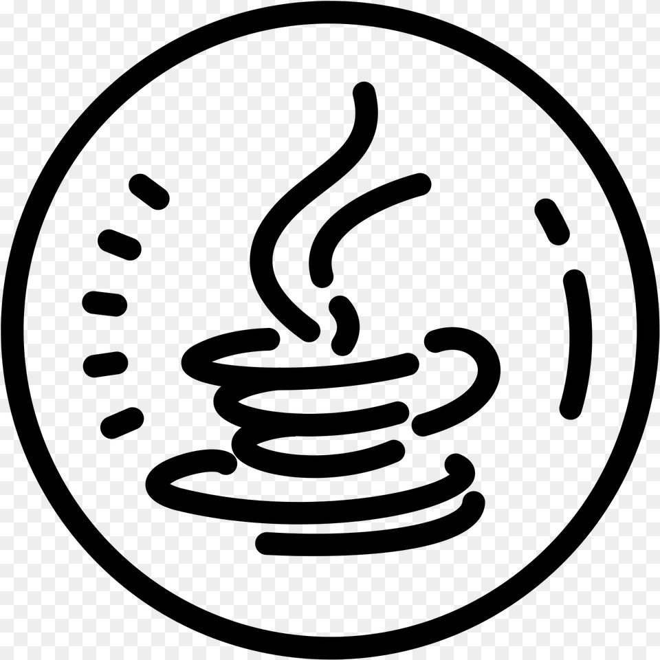 Vector Steam Java Developer Java Icon Circle, Gray Png